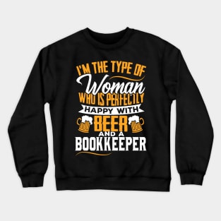 Bookkeeper's Wife Accountant Wife Gift Crewneck Sweatshirt